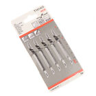 5Pcs T101ao Hcs T-Shank Jigsaw Blades Curve Cutting Tool For Wood Plastic Sk Q-5
