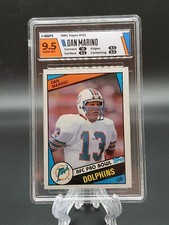 1984 Topps #123 Dan Marino Rookie Card HGA-9.5 Gem Mint - Sweet Card!! Miami 🐬