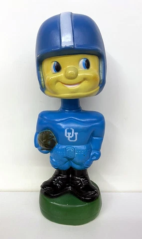 1960's University of Oklahoma OU Sooners Football Bobble Head Nodder Figurine Cover