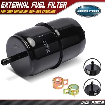 Fuel Filter for Jeep XJ Wrangler 1987-1995 Cherokee 1986-1996 Comanche Wagoneer - Image 1 of 4