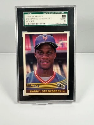 1984 Donruss - #68 Darryl Strawberry (RC) SGC 8 NM - MINT - Image 1 of 2