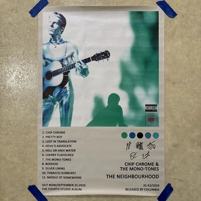 Chip Chrome & The Monotones ✅ Music Poster ✅ Wall Art Room Canvas Man Cave 16x24 - Image 1 of 4