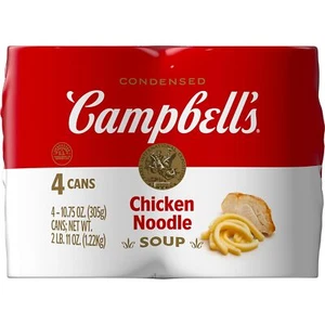 Campbell's Condensed Chicken Noodle Soup, 10.75 Ounce Can (Pack of 4)  - Picture 1 of 7