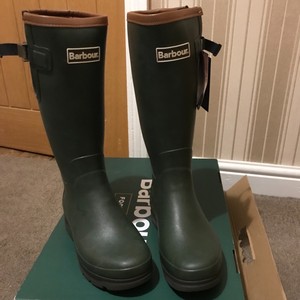 barbour biker wellies