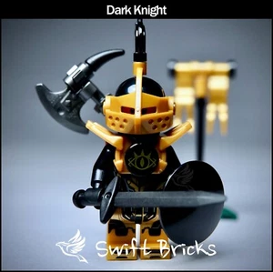 LEGO Dark Knight Minifigure Medieval Castle 10305 10332 21348 70404 7946 10193 - Picture 1 of 8