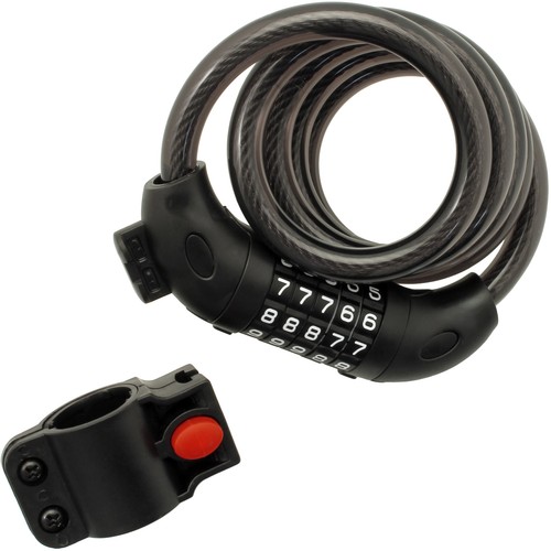 Lucchetto Per Bici CUBE ACID K120 SL: Catena In Acciaio Con Fodero In Tessuto, Nero