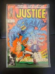 Justice #13, Marvel New Universe Comic Book, November 1987  FAST FREE SHIPPING   - Picture 1 of 2