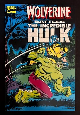 Wolverine Battles The Hulk #1 reimpresiones TPB de alta calidad #180, 181 + más Marvel 1989 Foto 1 de 4