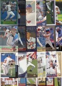ANDRUW JONES Carte da baseball vintage 25 ct - Tutte diverse - Foto 1 di 1