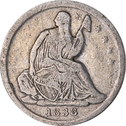 1838-P Seated Liberty Half Dime Great Deals From The Executive Coin Company Cover