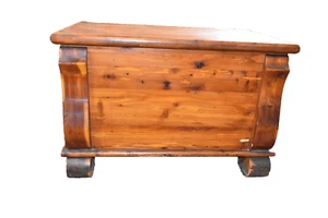 Antique Vintage Solid Red Cedar Chest - Picture 1 of 11