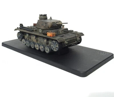 Tanque Panzer III alemán altamente detallado camuflaje escala 1/32 con figuras de acción ¡NUEVO! Foto 1 de 4