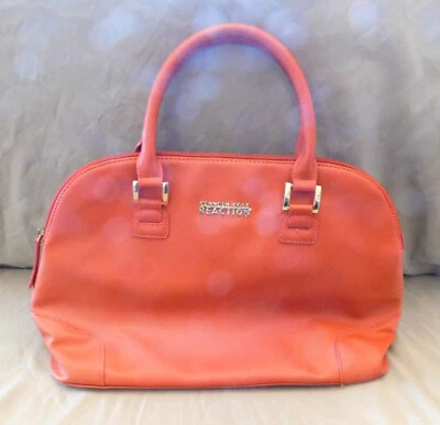 Bolso de Mano Kenneth Cole Reaction ~ Óxido - Color Naranja ¡En Excelente Estado! Foto 1 de 4