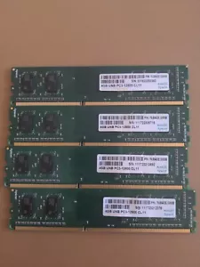 RoHS Apacer 16GB (4x4GB) PC3-12800u DDR3-1600MHz - Picture 1 of 2