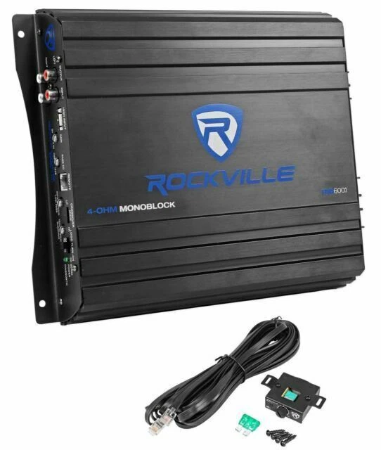 Rockville RVA600.1 200W RMS Mono Channel Amplifier