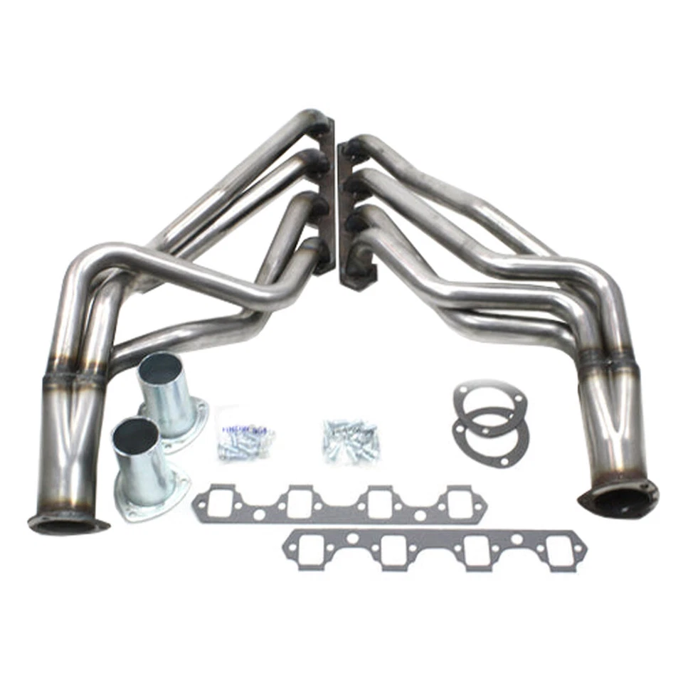 Par de cabezales de tubo largo de escape Patriot 1-5/8" acero crudo Mustang 289/302/351... Foto 1 de 1