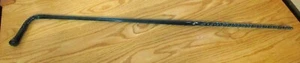 ANTIQUE Victorian Hand Blown Glass Turquoise Blue Green End of Day Walking Cane - Picture 1 of 8