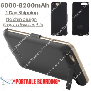 Battery Charger Charging Case For iPhone 8 7 6 SE Power Bank Cover 6000/8200mAh - Picture 1 of 13