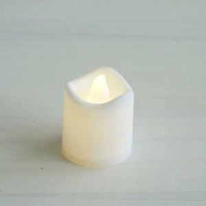 12 White FLAMELESS LED Battery Operated Tealight CANDLE LIGHTS Party Decorations - Picture 1 of 8