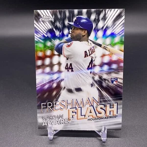 2020 Topps Chrome Yordan Alvarez RC Freshman Flash Houston Astros Rookie #15 - Picture 1 of 2