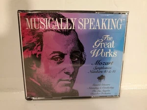 Musically Speaking Great Works Mozart Symphonies 40 & 41 2 CD Set LA Chamber - Imagen 1 de 4