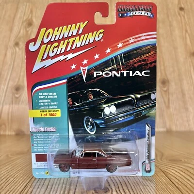 Pontiac Catalina Muscle Car Hobby Coronado 2017 Johnny Lightning 1961 rojo 1/1800 Foto 1 de 3