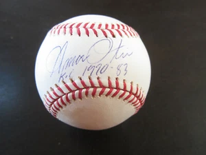 Amos Otis Autograph baseball KC 1970-83 Kansas City Royals New York Mets - Picture 1 of 4