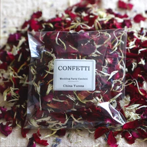 Dried Red Rose Petals Natural Flowers DIY Soap Making Crafts Wedding Decorations - Picture 1 of 13