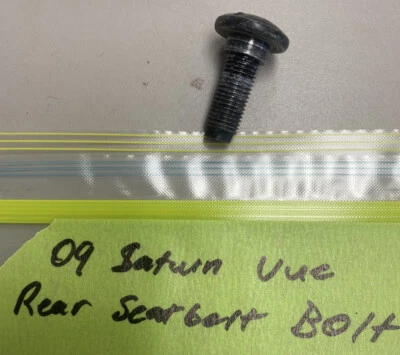 2009 Saturn VUE HYBRID rear DRIVER Seat Belt Buckle BOLT - Изображение 1 из 2