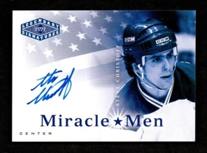2004-05 UD Legendary Signatures Miracle Men STEVE CHRISTOFF Autograph - Picture 1 of 2