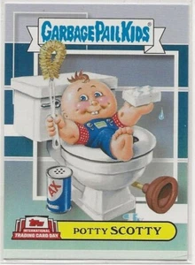 2022 Topps International Trading Card Day Garbage Pail Kids Potty SCOTTY OS1-8 - Picture 1 of 2