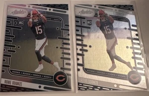 Absolute Football Rome Odunze Lot Of 2 Rookie Cards  - Picture 1 of 2