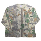 Vtg Jerzees Outdoors Realtree Camo Long Sleeve Pocket T Shirt Men's Size 3X