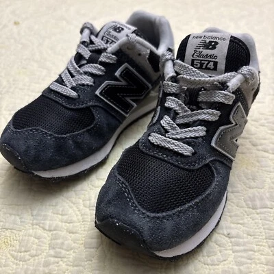 Zapatillas New Balance Little Kids 574 Negro Gris Azul Talla 11 Foto 1 de 4