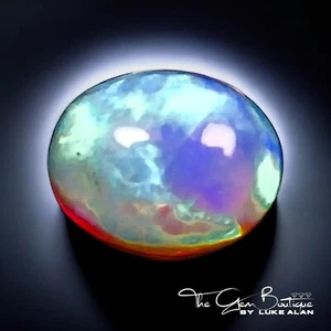 Dazzling Kaleidoscope: Ethiopian Multicolor Fire Opal 2.19 Ct - Picture 1 of 2