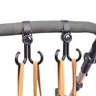 Black Double Hook Baby Stroller Hanger Cart Hook Fastener Stroller Accessor-lg