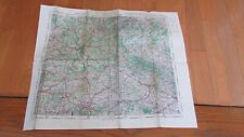 WW2 RAF Large 30"x25" Map of GERMANY 's "MUNCHEN" (MUNICH) ,1940,1944 Road revis