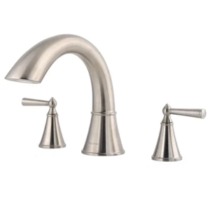 Pfister RT6-5GLK Saxton Deck Mounted Roman Tub Filler, Brushed Nickel - Picture 1 of 1