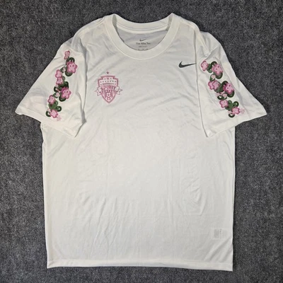 Washington Spirit T-Shirt Large Cherry Blossom Nike Legend Tee NWSL Soccer White - Image 1 of 4