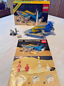 🚀 LEGO 487 Space Cruiser (1978) &ndash; 100% COMPLETE w/ Box & Instructions
