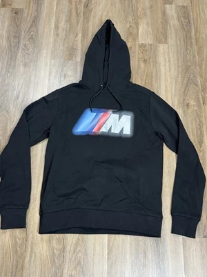 Толстовка с капюшоном унисекс черная BMW серии M Heritage Speed Crew размер большой - Изображение 1 из 4