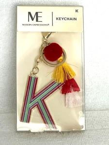 Modern Expressions Sammlerstück K Schlüsselanhänger mit Quasten und Bommel - Bild 1 von 4