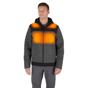 Milwaukee M102G-212X M12 12V Heated AXIS Jacket Kit - Gray XXL Comfortable Fit - Picture 1 of 12