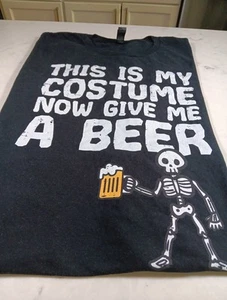 Gildan Mens 2XL Black Softstyle T-Shirt Graphic Print - Picture 1 of 5