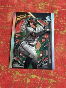 2024 Bowman Jackson Holliday Prospect Power Up #PP-5 RC Rookie Baltimore Orioles - Picture 1 of 2