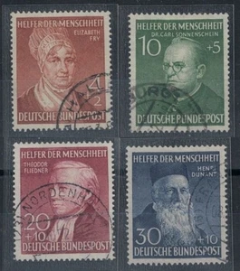 GERMANIA BRD 1952 Beneficenza 4v us - Picture 1 of 1