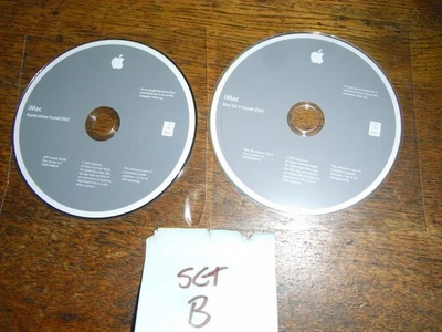 Original iMac OS X Install Discs DVD 10.6.2 & Application Install set B - Image 1 of 4