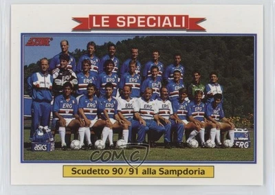 1991-92 Pontuação Italiana Le Speciali UC Sampdoria Scudetto 90/91 alla #433 0q3 - Imagem 1 de 3