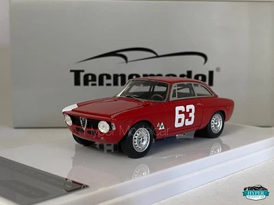 TECNOMODEL 1/43 ALFA ROMEO GIULIA 1600 SPRINT GTA #63 MONZA 1966 DE ADAMICH TM43 - Immagine 1 di 3