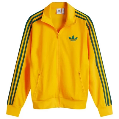 Women's Adidas Originals Yellow Adicolor Classic Firebird Track Top Jacket Sz L - Image 1 of 4